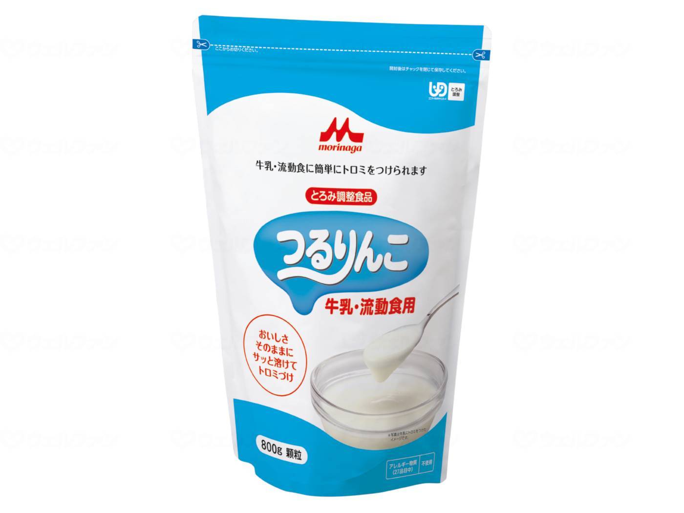ツルリンコ牛乳･流動食用/ケース/800g